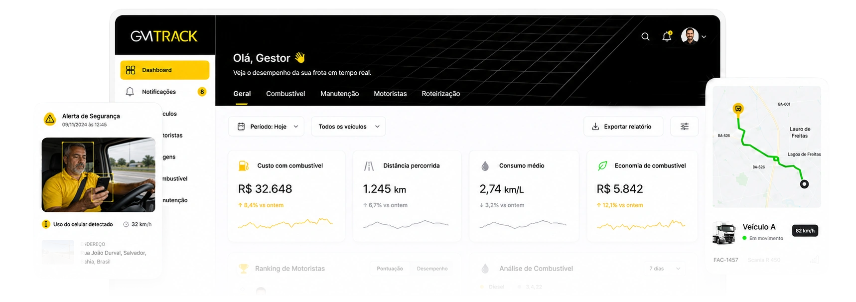 Interface GMTRACK